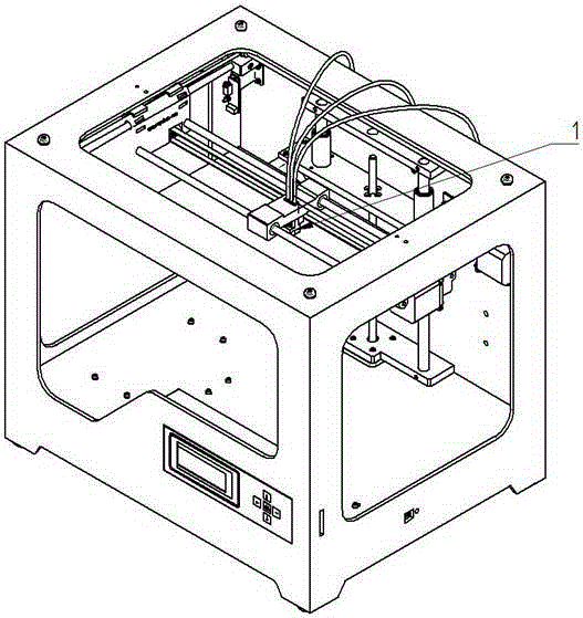 Three-primary-color printer and printing method