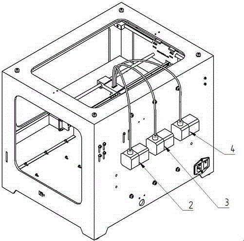 Three-primary-color printer and printing method