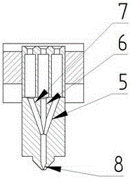 Three-primary-color printer and printing method