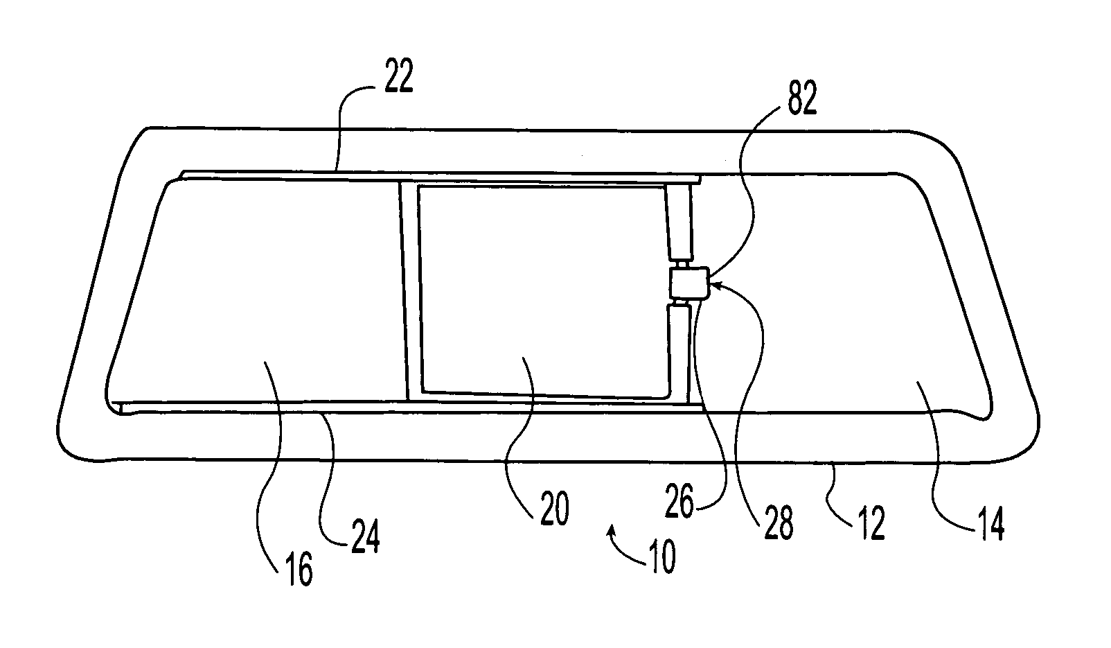 Cam and link flush slider