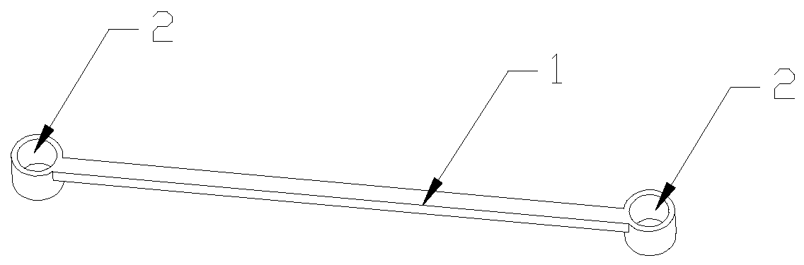 Anti-warping structure for injection molding piece