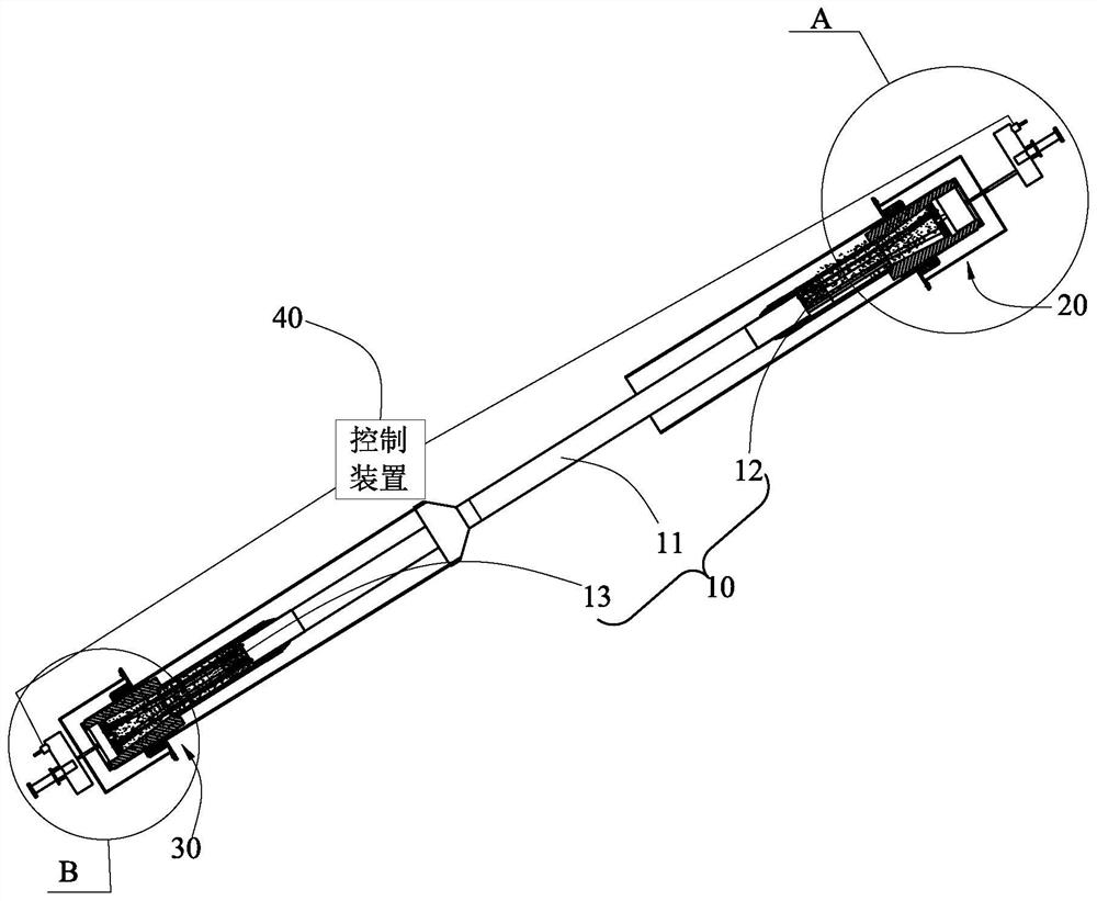 Dehumidification system used for inhaul cable protection, anchoring and air inflow