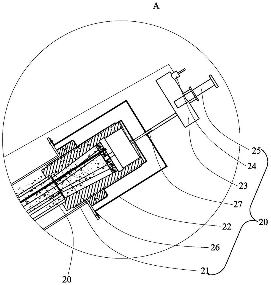 Dehumidification system used for inhaul cable protection, anchoring and air inflow