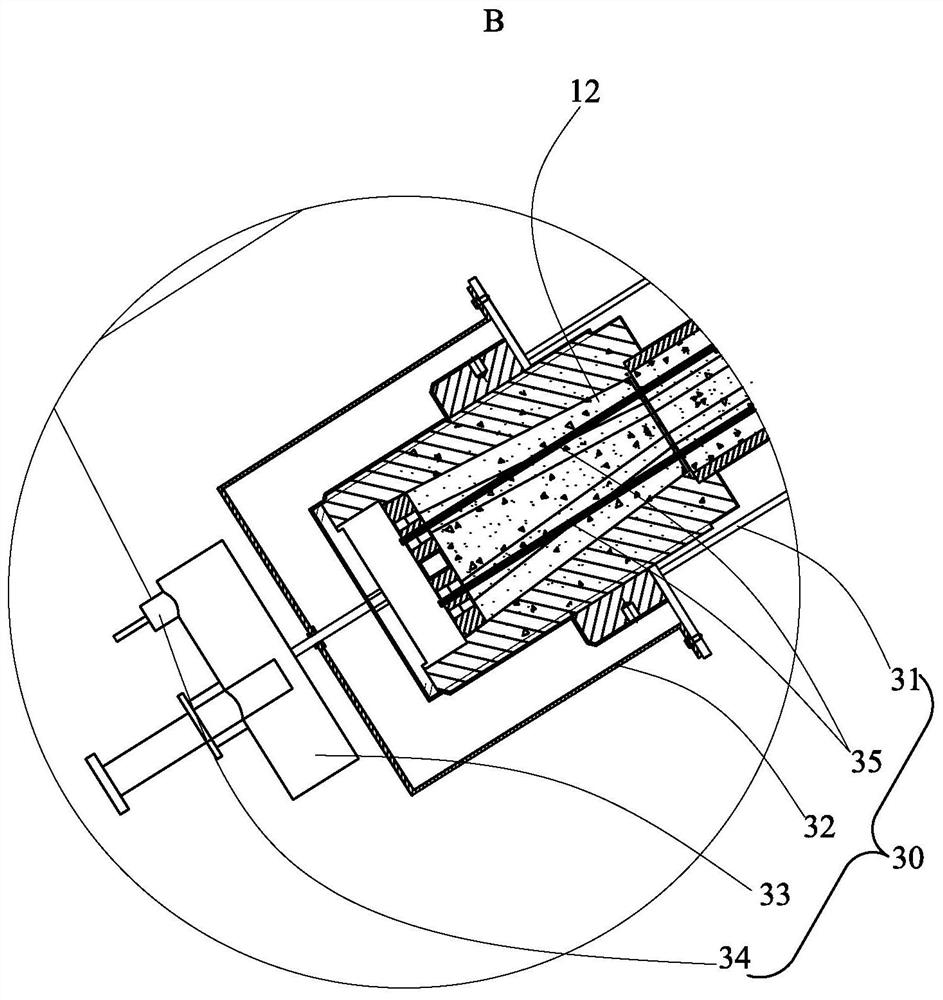 Dehumidification system used for inhaul cable protection, anchoring and air inflow