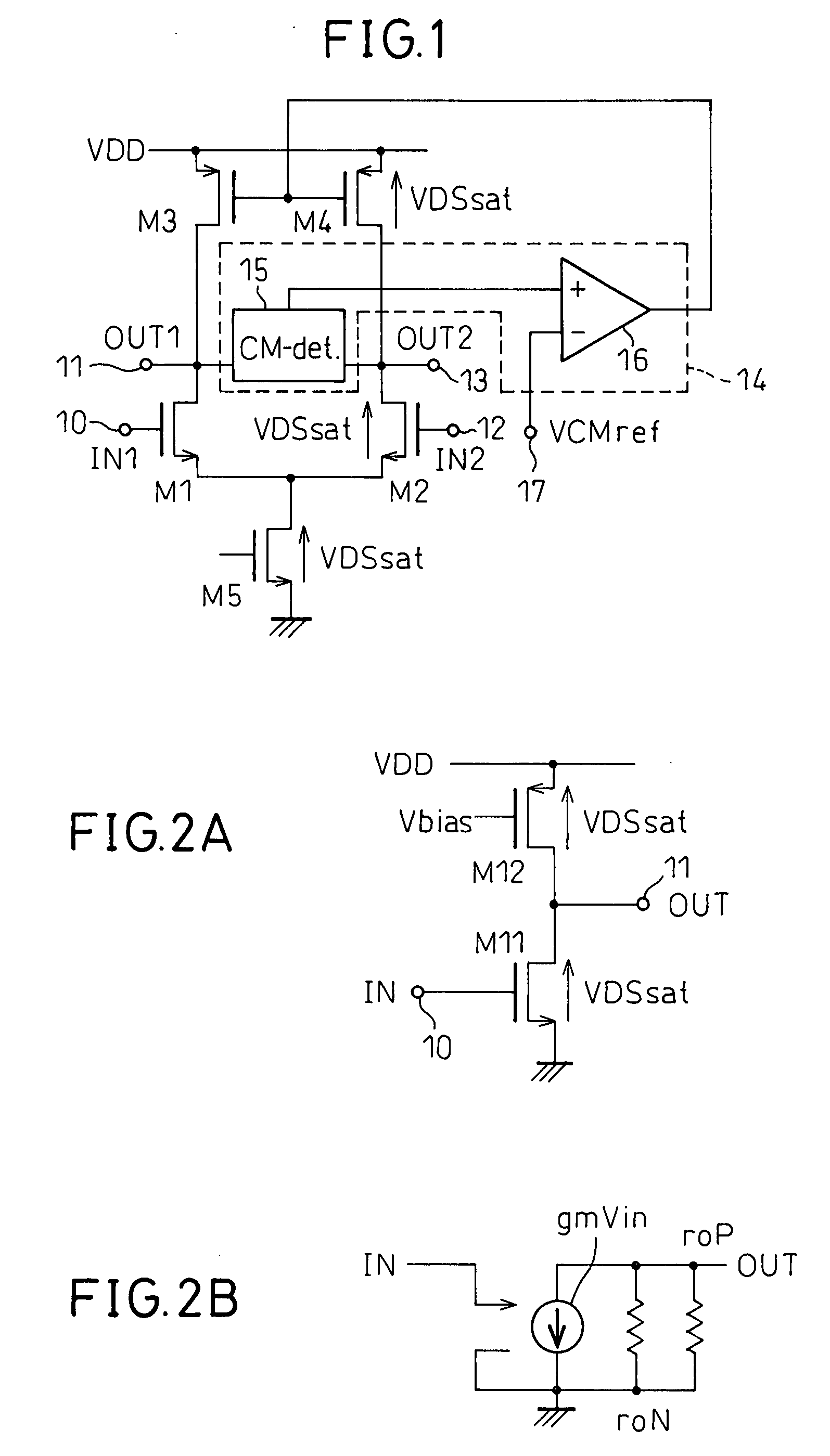 Fully-differential amplifier