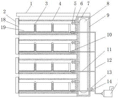 Air exhausting type deinsectization and cooling traditional Chinese medicine cabinet