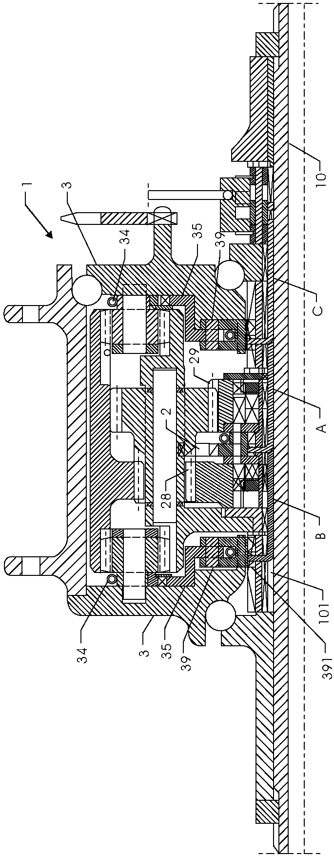 internal transmission control mechanism