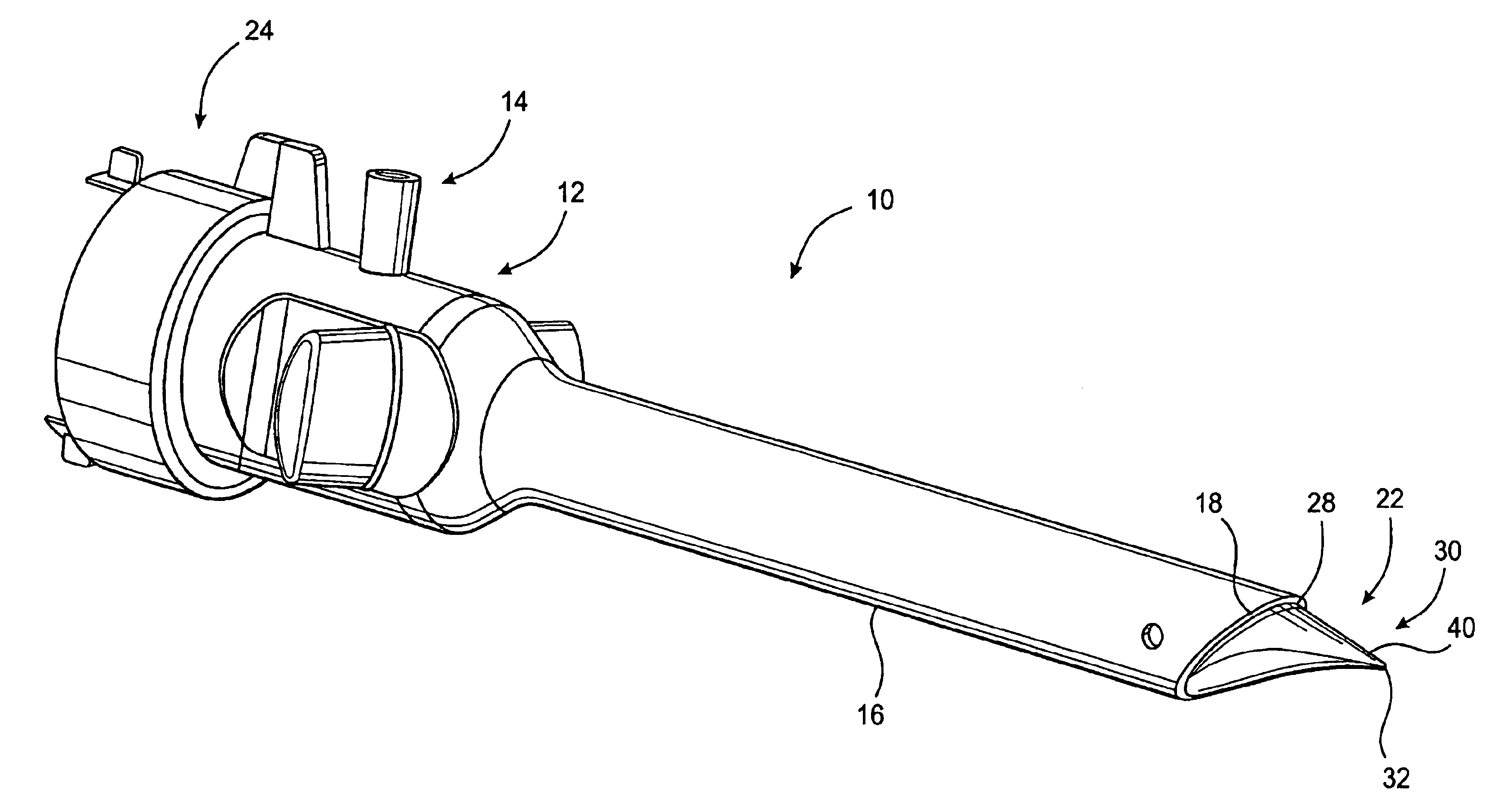 Penetrating tip for trocar assembly