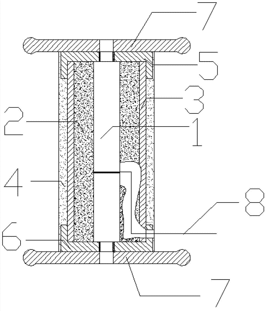 High-voltage resistor type voltage dividing device