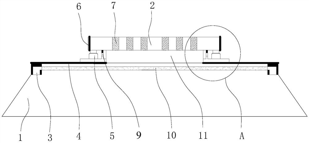 Construction method of green upgrading and reconstruction of old cement concrete pavement