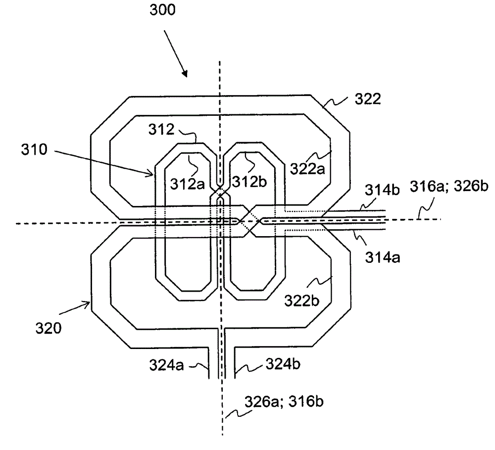 Inductor layout, and voltage-controlled oscillator (VCO) system