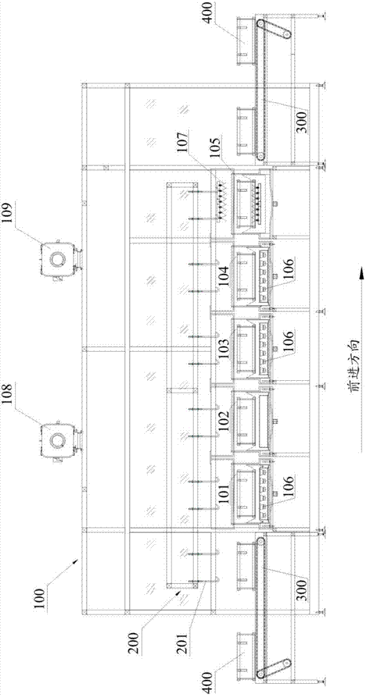 Silicon block cleaning and drying device