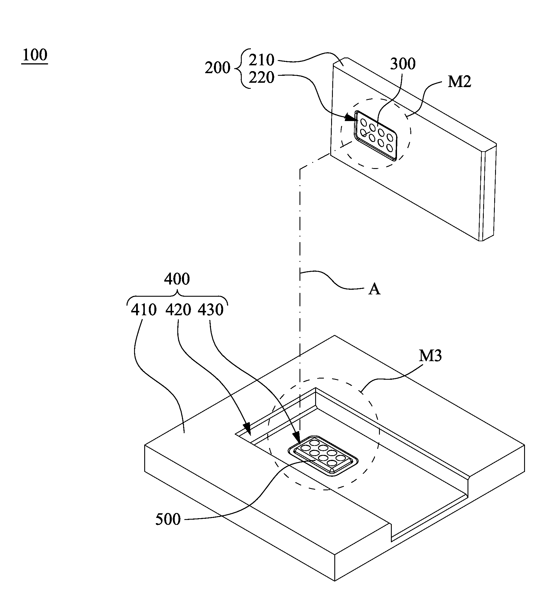 Electronic device with modulization parts