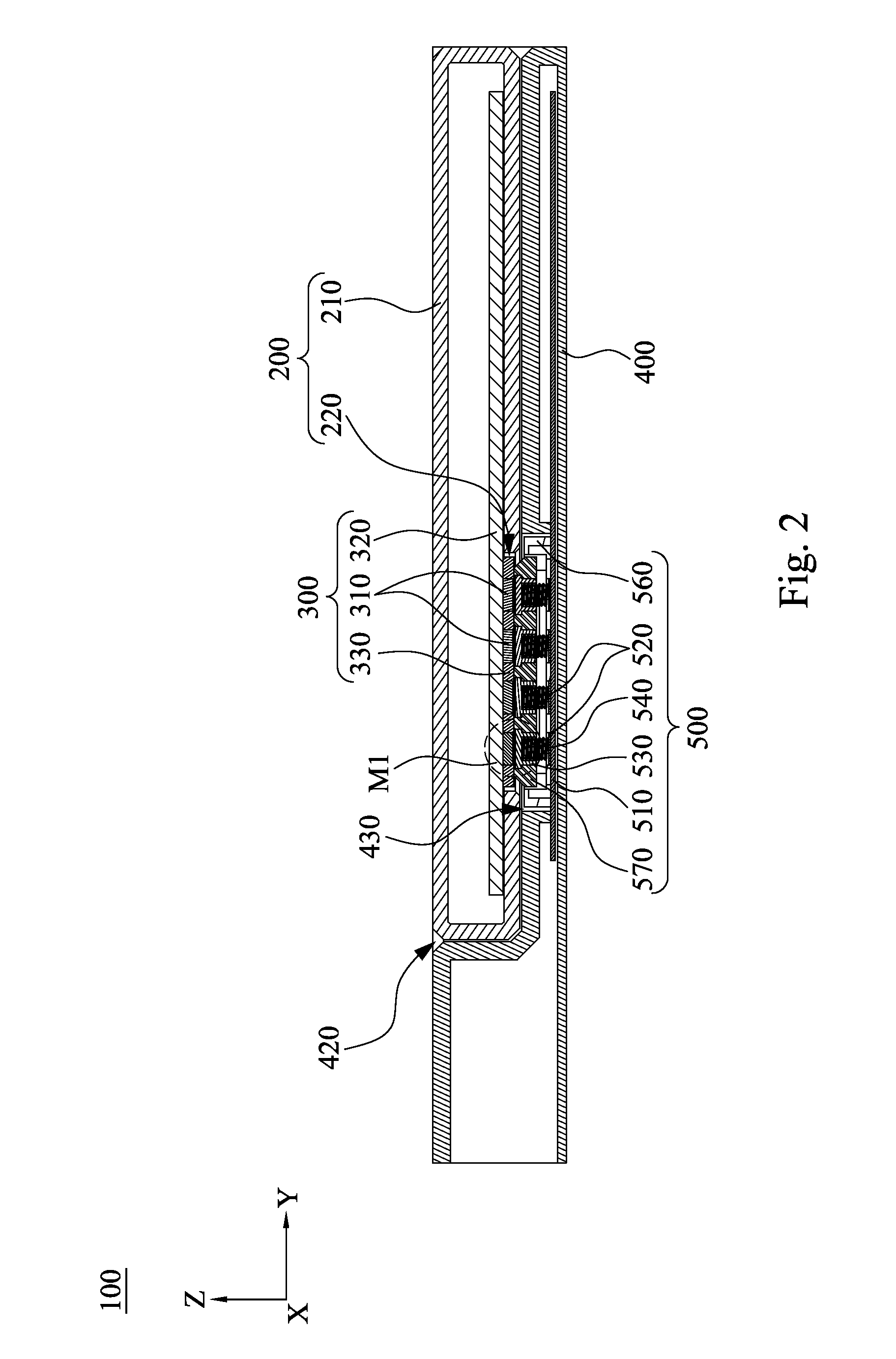 Electronic device with modulization parts