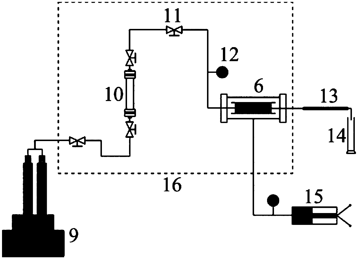 A method for studying the dynamic change of pore-throat structure in tight sandstone