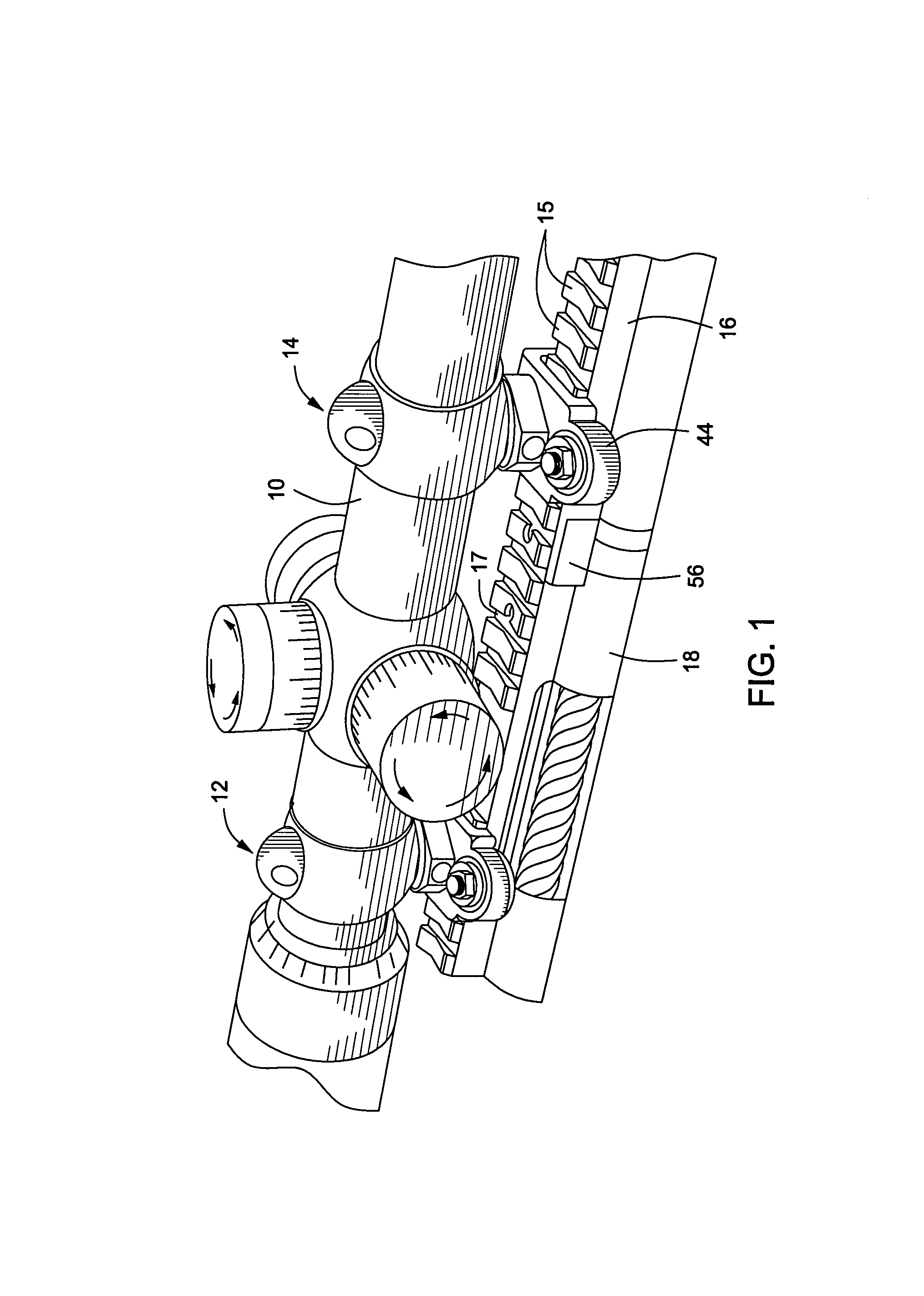 Adjustable throw-lever picatinny rail clamp