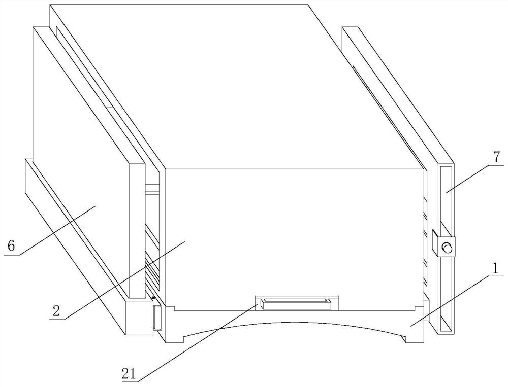 A chemical fiber fabric flatness detection device