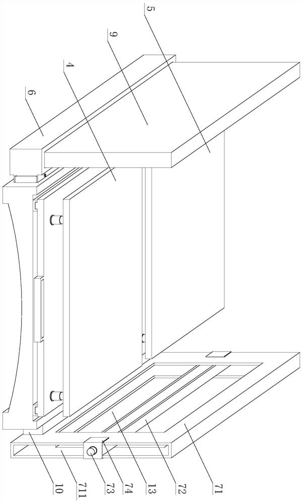 A chemical fiber fabric flatness detection device