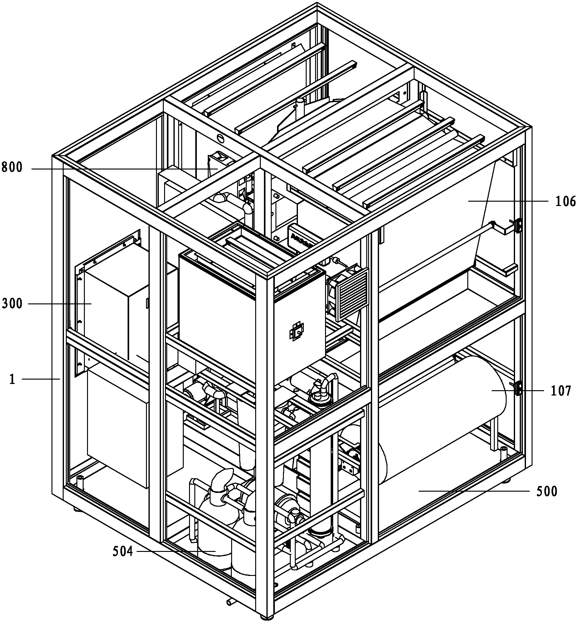 Drinking water producing and selling machine