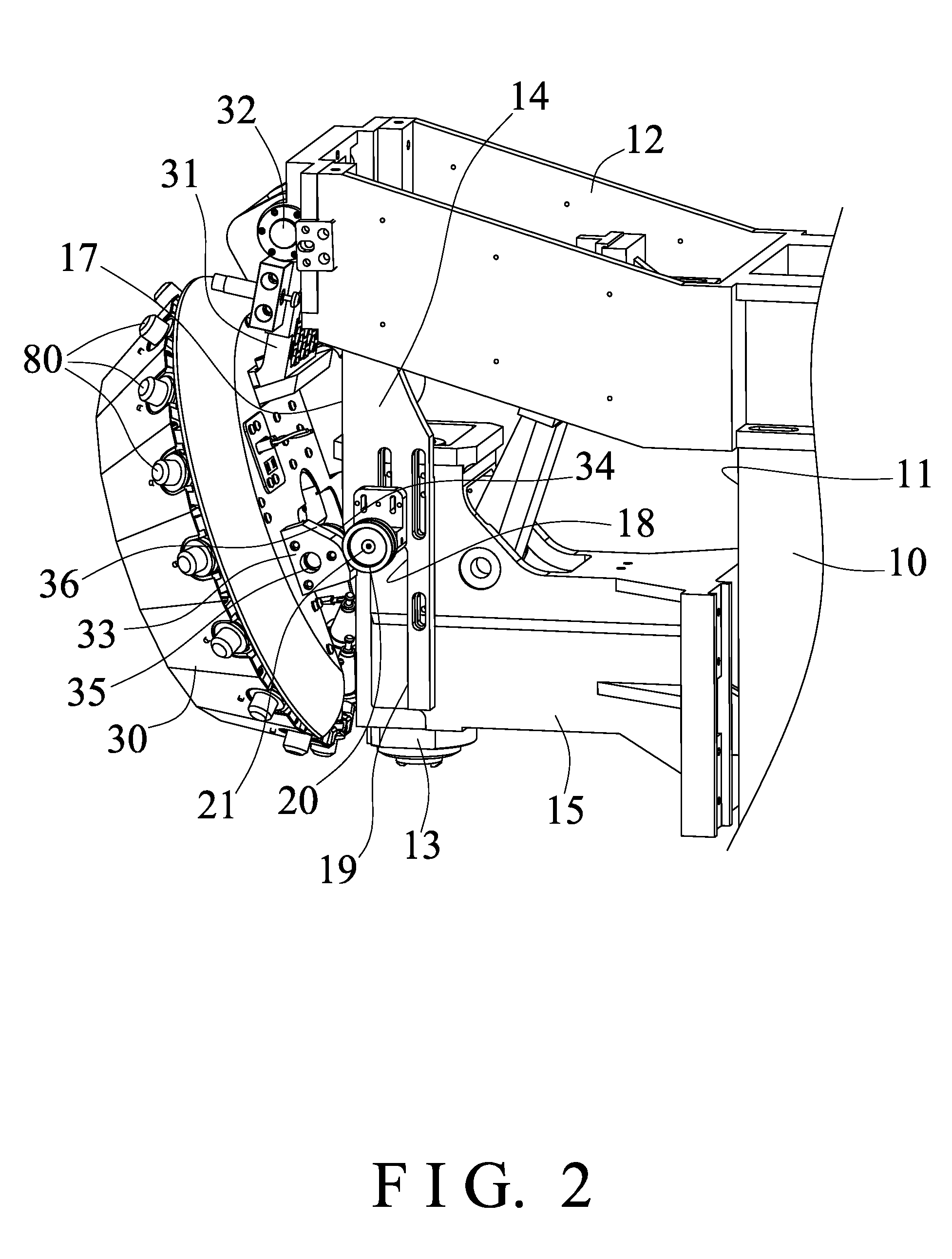 Tool changer for machine tool