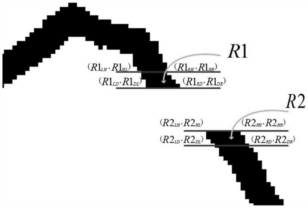 Difference background grid-oriented curve extraction method based on deep learning