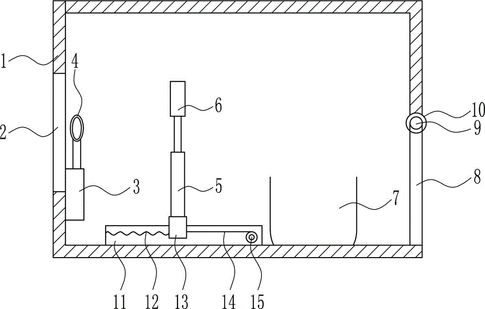 Cable fast peeling device for electronic communication