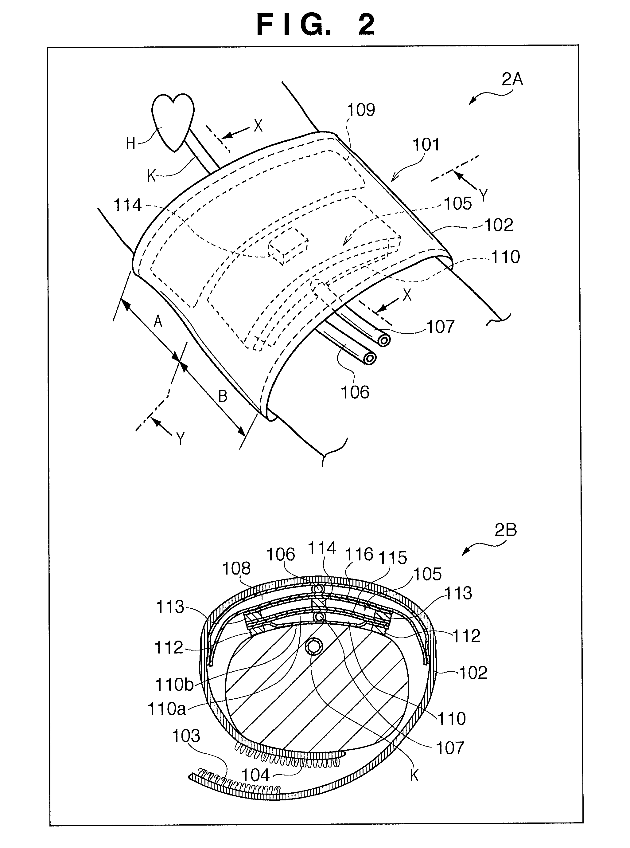 Blood pressure measuring cuff, blood pressure measuring apparatus, blood pressure measuring method, cuff, and cuff manufacturing method