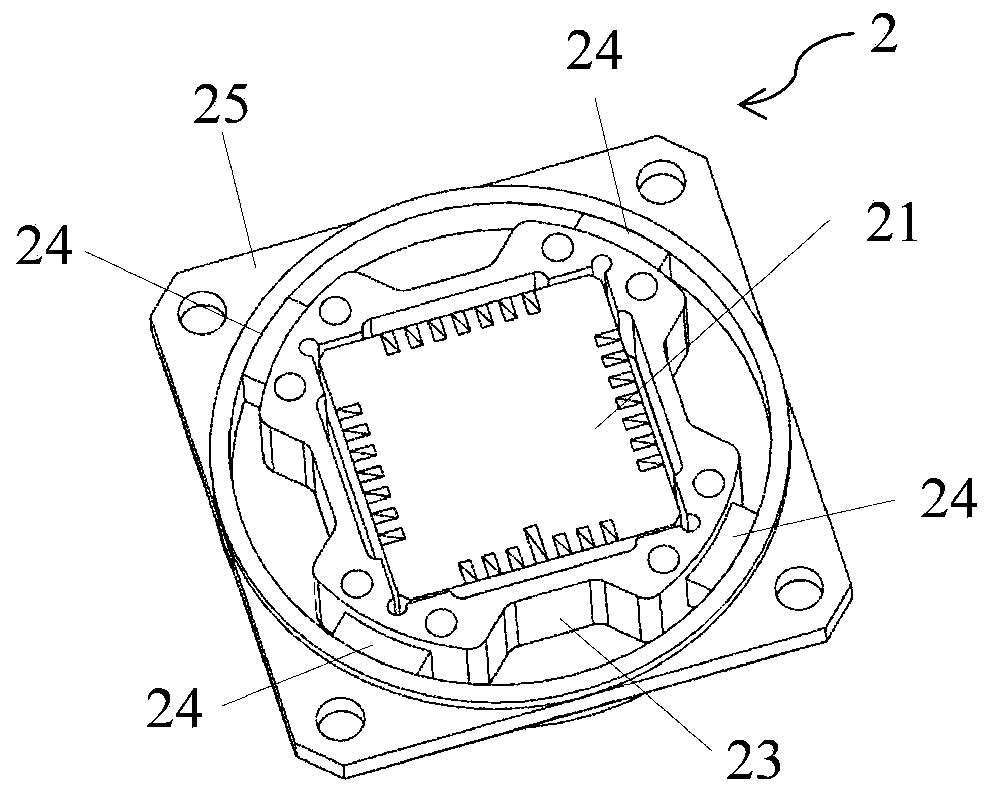 Integrated damping structure for MEMS inertial instrument system