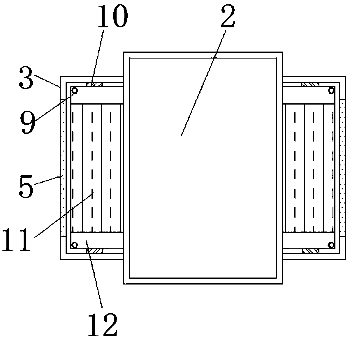 Portable bamboo curtain sun-curing frame