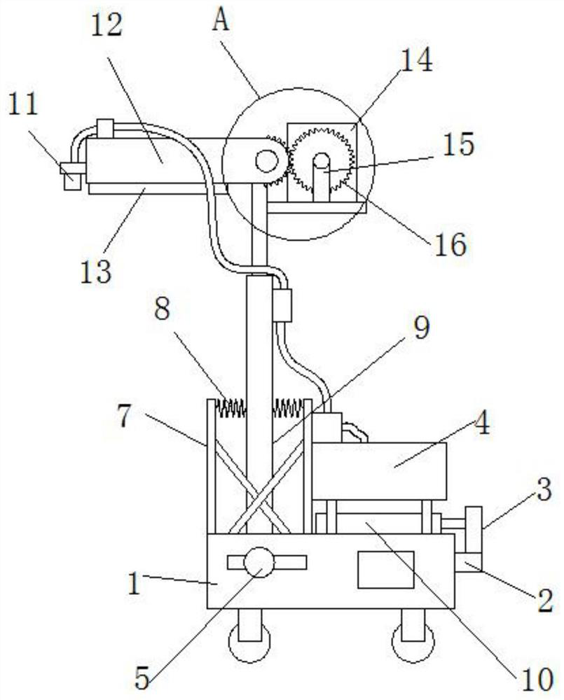 A new energy vehicle cleaning equipment