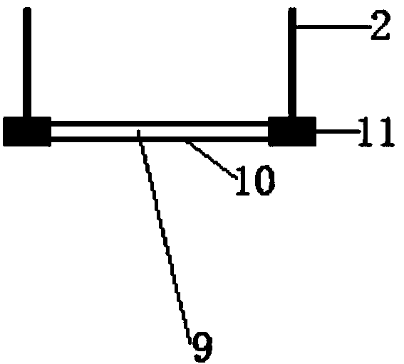 Polymerized reactive brilliant orange K-7R membrane electrode, as well as preparation method and application method thereof