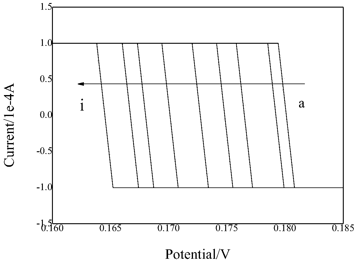 Polymerized reactive brilliant orange K-7R membrane electrode, as well as preparation method and application method thereof