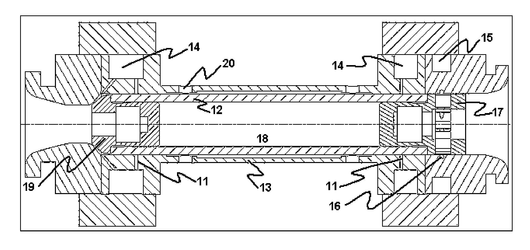 NMR MAS inflow bernoulli bearing