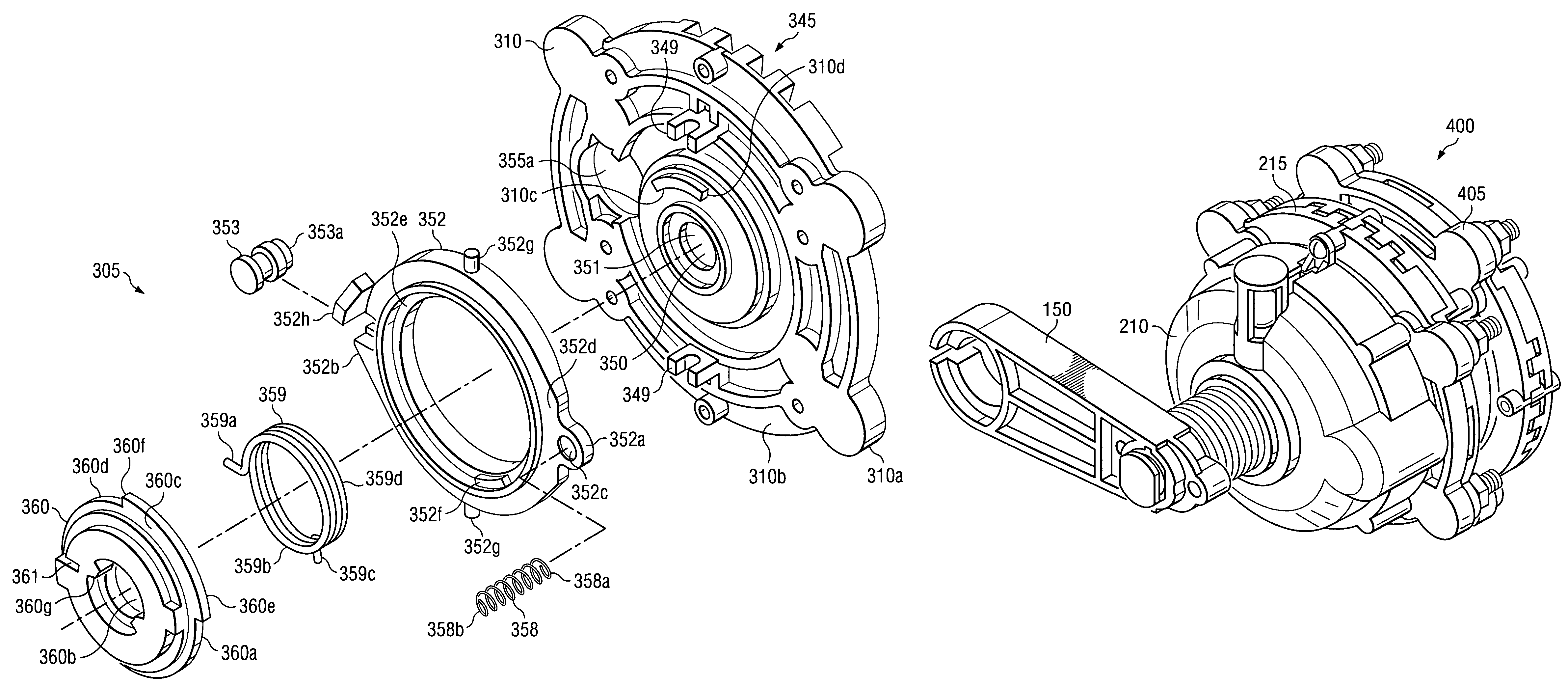 Multiple arc chamber assemblies for a fault interrupter and load break switch