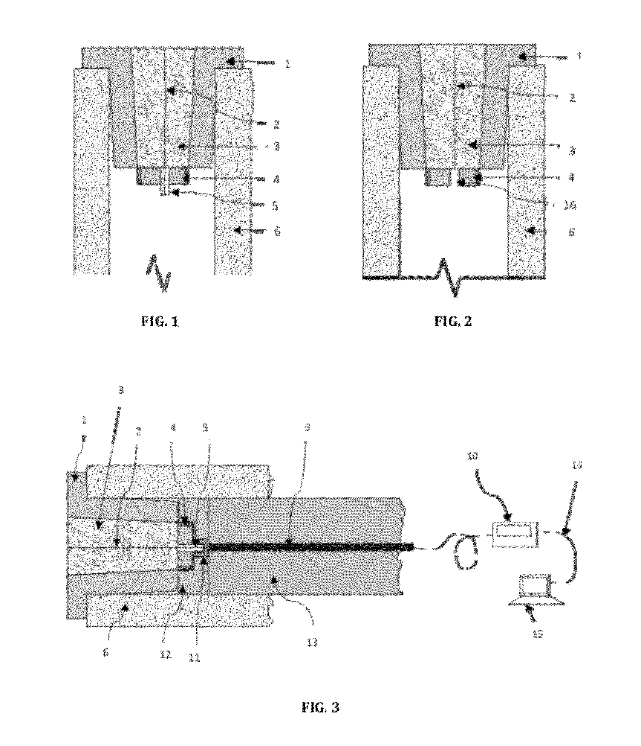 Immersion type sensor for measuring temperature