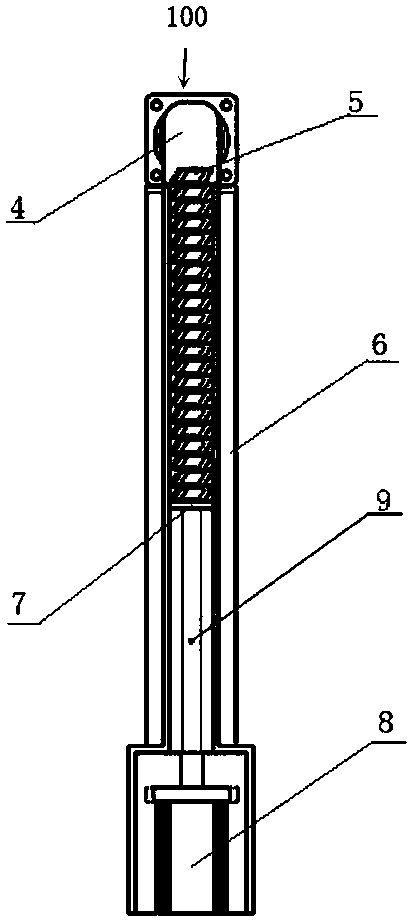 Automatic feeding device for pre-assembled rotor blades