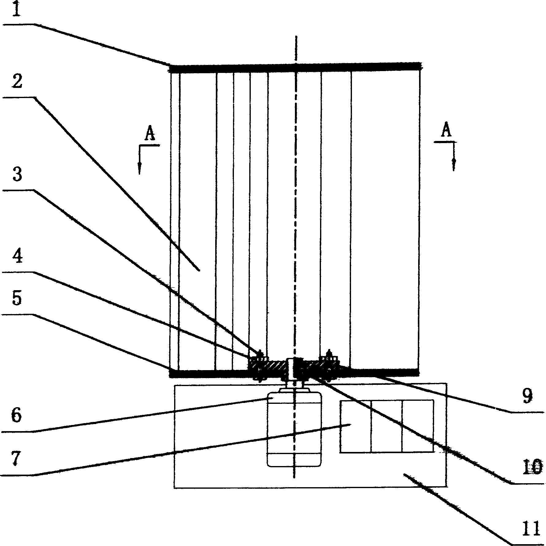 Disturbance wind speed wind generator system and vertical axis micro wind mill thereof