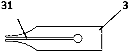 Pen type liquid guiding and infiltration device