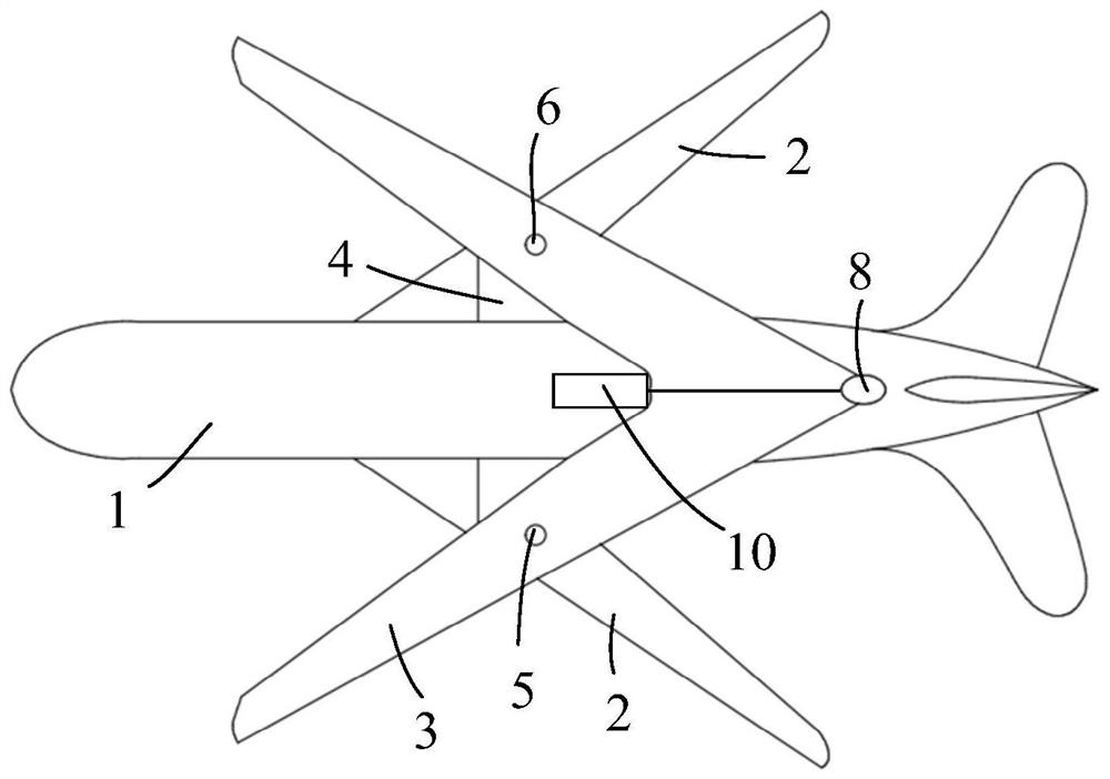 Dual variable united wing aircraft with variable wings