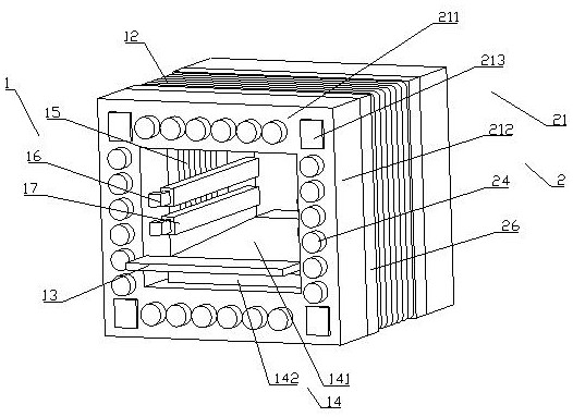 Folding shed windshield structure of railway vehicle