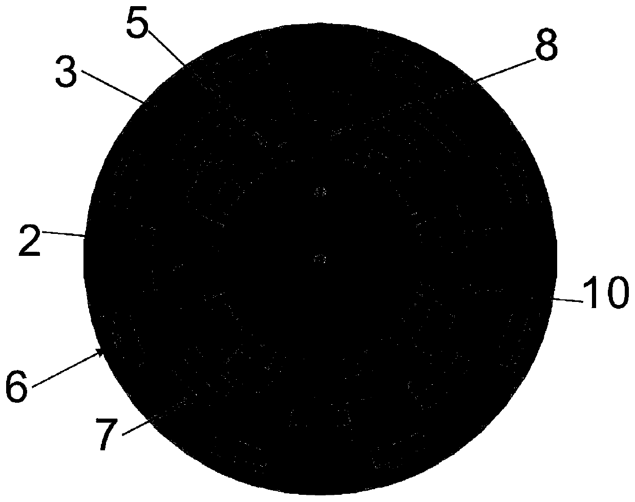 Omnidirectional indoor distribution antenna applied to 5G communication