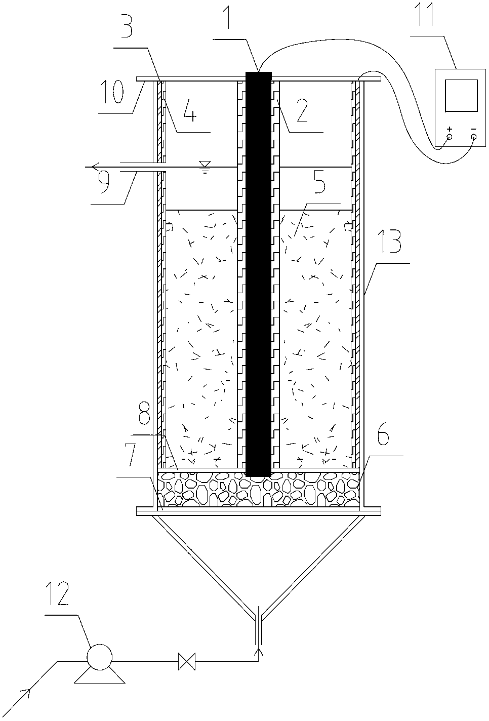 Reinforced nitrogen and phosphorus removal method suitable for reclaimed water with low carbon nitrogen ratio