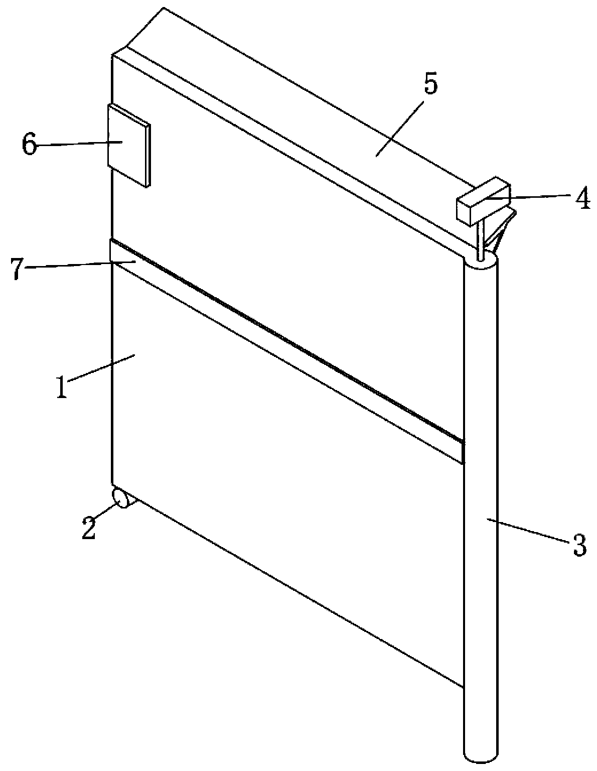 Baffle for building construction and method for arranging fence in building construction site through baffle