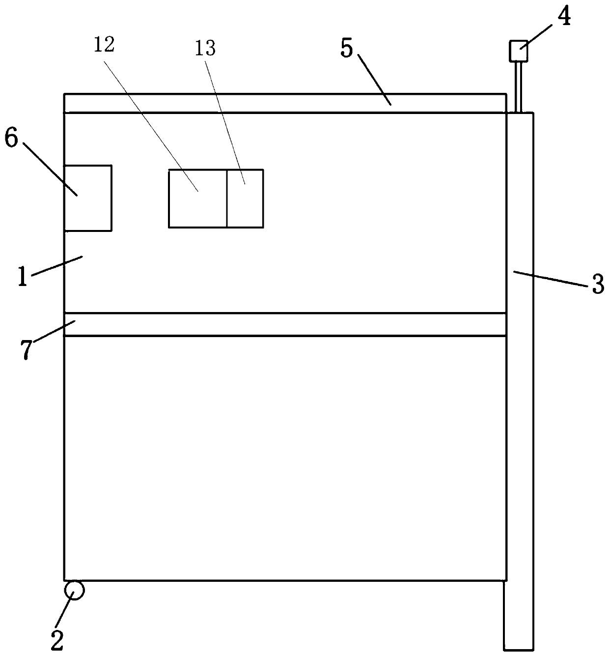 Baffle for building construction and method for arranging fence in building construction site through baffle