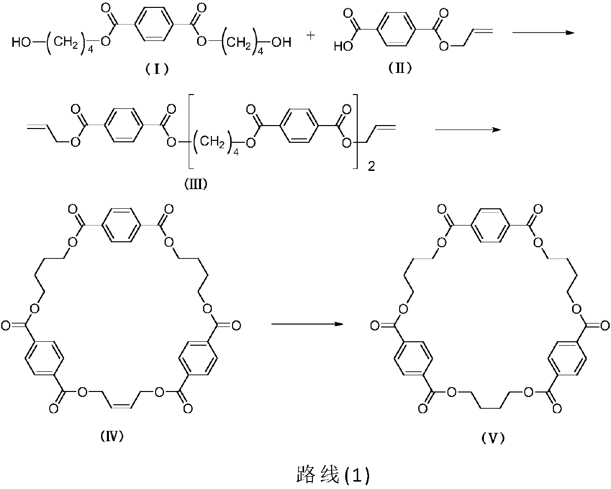 Cyclic trimetric polybutylene terephthalate preparation method