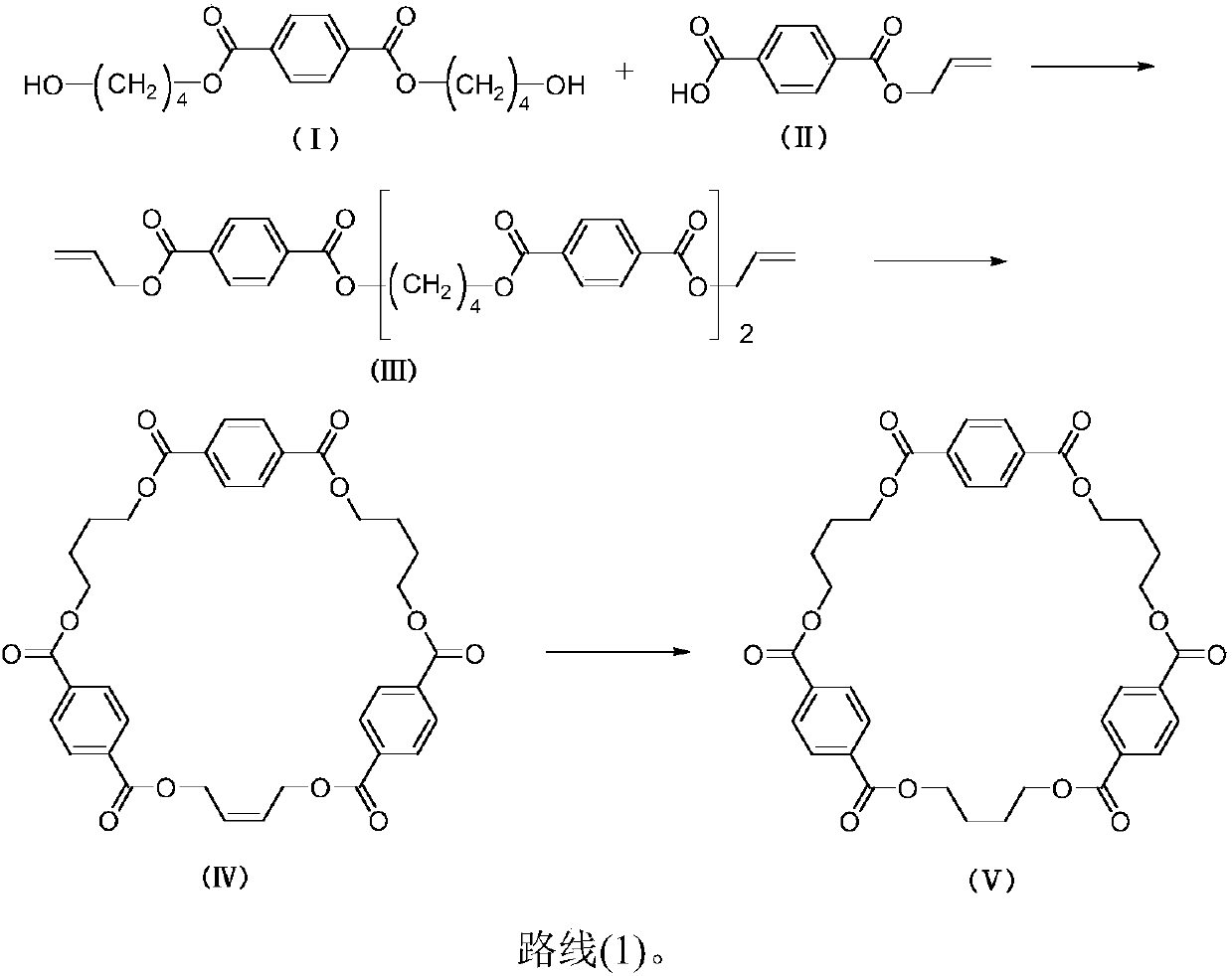 Cyclic trimetric polybutylene terephthalate preparation method