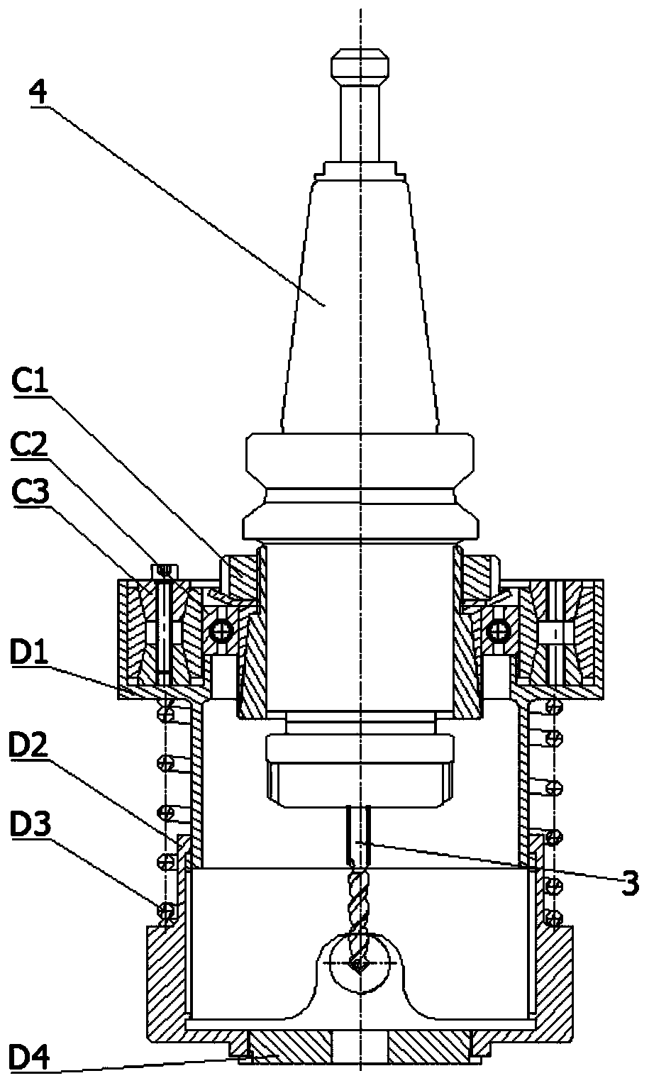 Multi-adaptive quick mounting type attached air cooling dedusting device