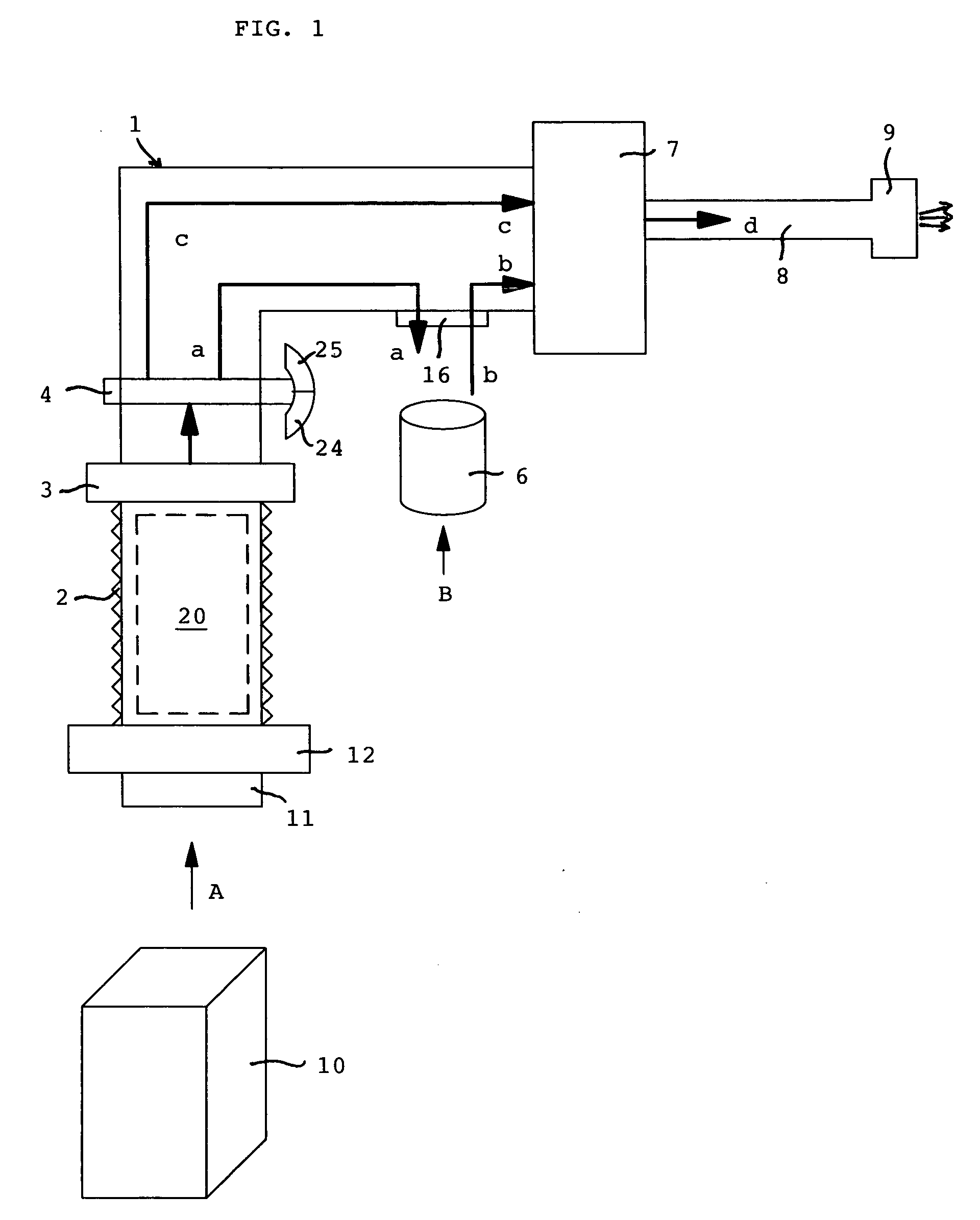 Medical device for generating a jet composed of a gas and a liquid