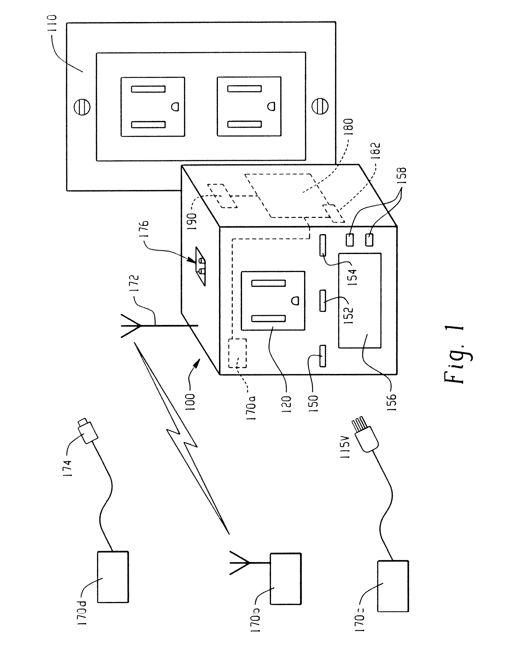 Smart plug with internal condition-based demand response capability