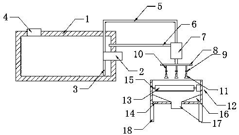 Specific sulfur recovery treatment device for insoluble sulfur solvent